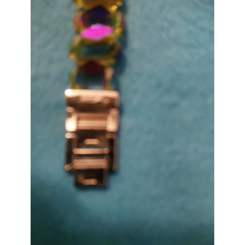 Green Iridescent Beaded NEW NARMI WOMENS WATCH